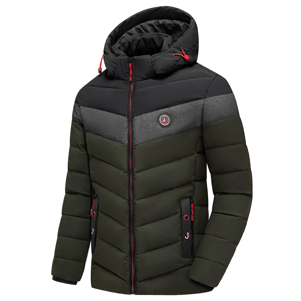 Men 2022 Winter Brand New Casual Warm Thick Waterproof Jacket Parkas Coat Men New Autumn Outwear Windproof Hat Parkas Jacket Men