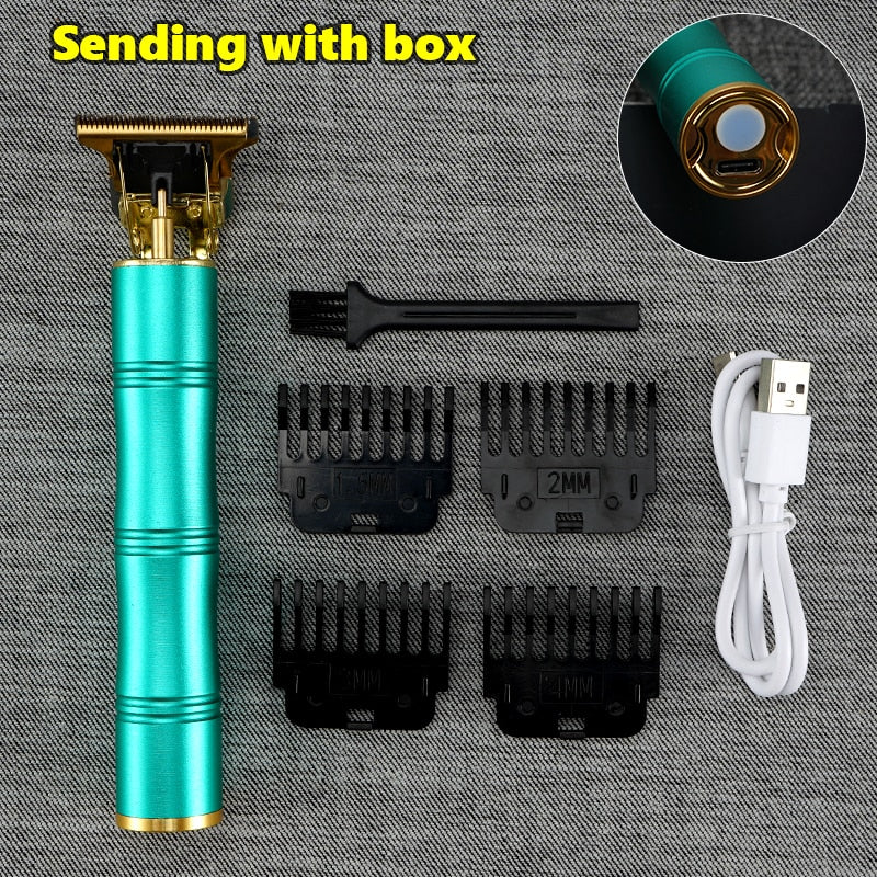 New Electric Hair Trimmer Cordless Shaver Beard Trimmer Electric Shaver for Men 0mm Men Barber Hair Cutting Machine For Men