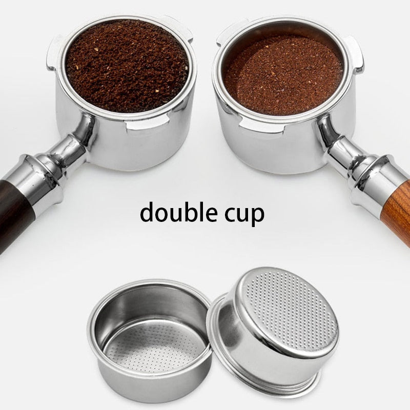 Coffee Bottomless Portafilter for Delonghi EC680/EC685 Filter 51MM Stainless Steel Replacement Filter Basket Coffee Accessories