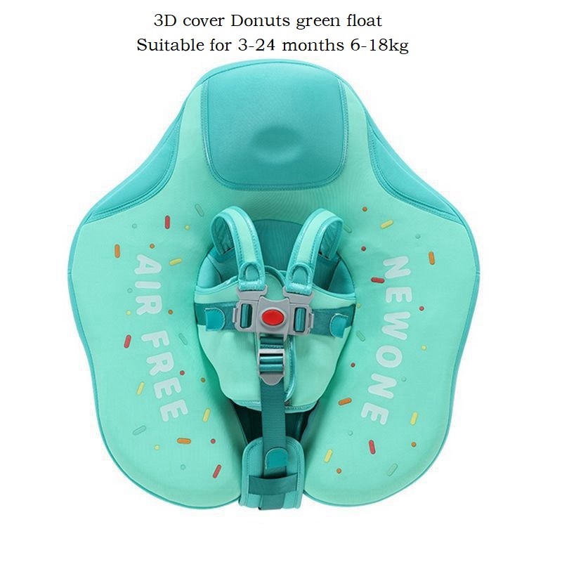 Mambobaby Baby Float Lying Swimming Rings Infant Waist Swim Ring Toddler Swim Trainer Non-inflatable Buoy Pool Accessories Toys