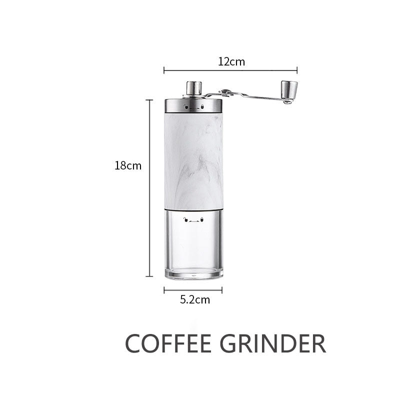 Manual Coffee Grinder Stainless Steel Hand Handmade Coffee Bean Burr Grinders Mill Kitchen Tool Home Grinders Coffee Accessories