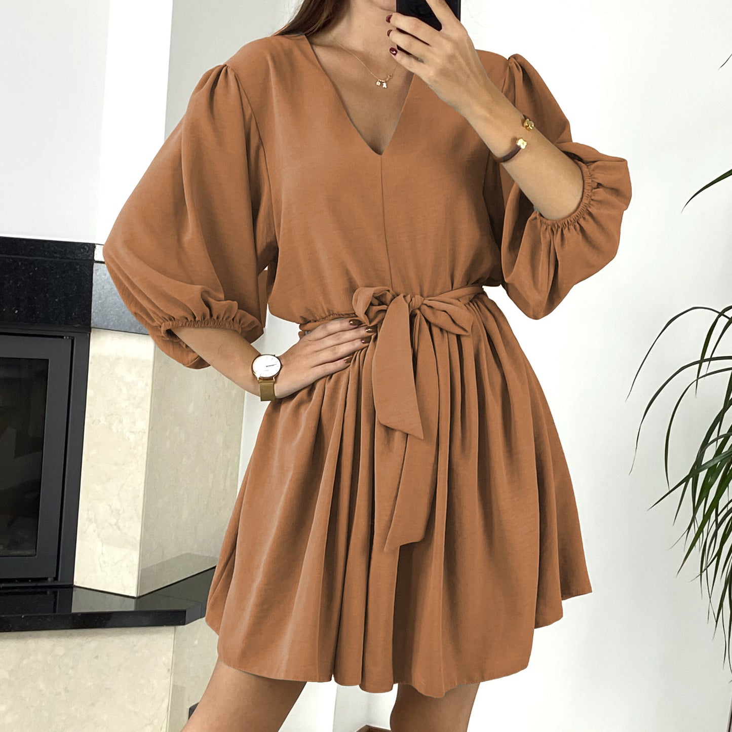 ladys Short Summer Loose Dress