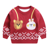 Children's Autumn And Winter New Double-layer Cotton Sweater