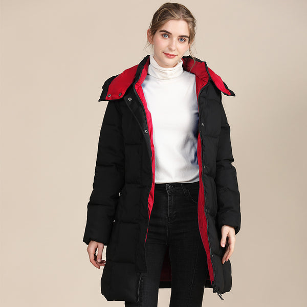 Thickened Contrast Color Cotton Jacket Women's Jacket