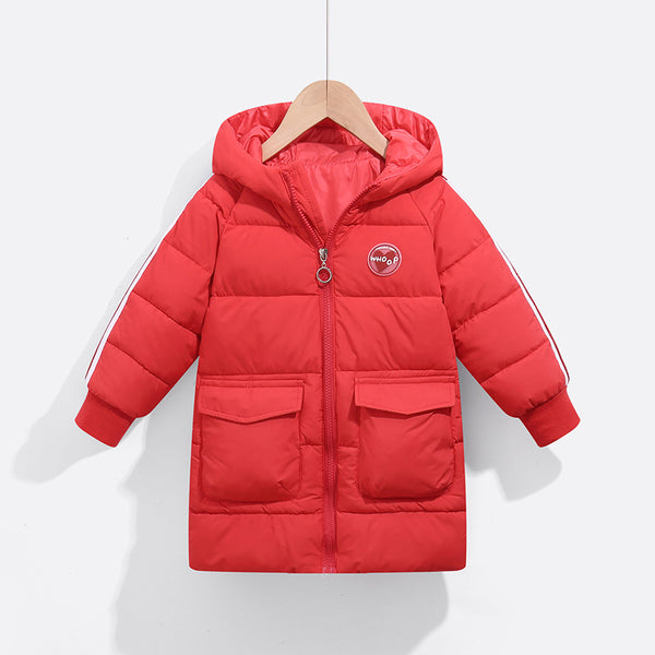 Duck Down Children Thick Hooded Jacket