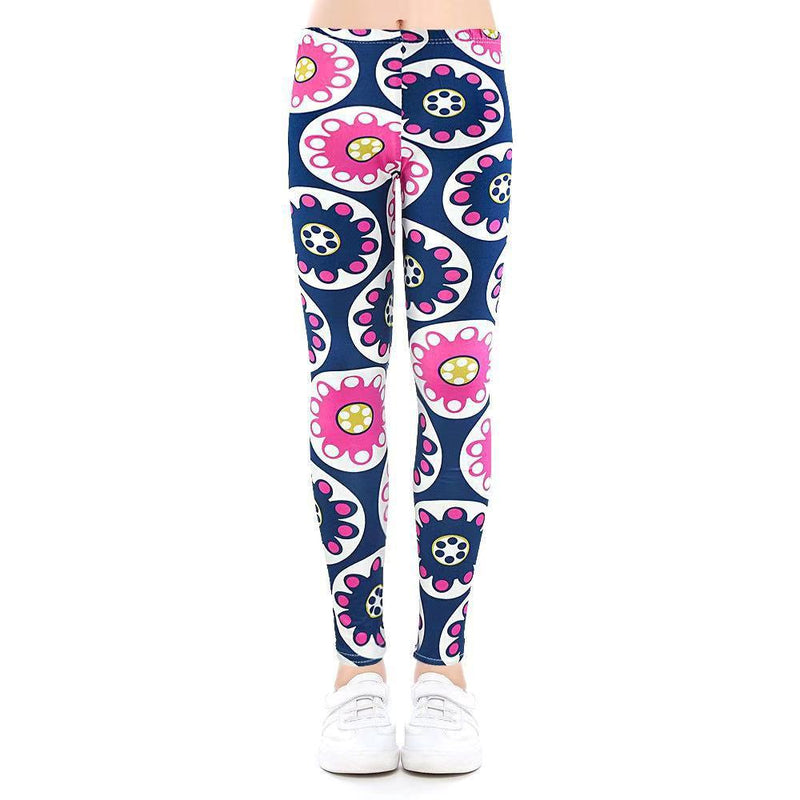 Printing Fashion Girls Cute Print Legging Trousers